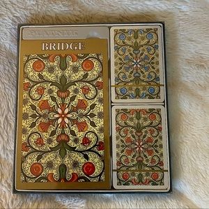 Vintage Bridge Set w/ Score Cards Unopened Set Made in Austria by Piatnik